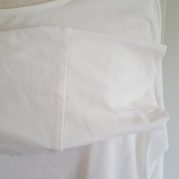 Calvin Klein 3/4 sleeve white top Size Large - Picture 3 of 6